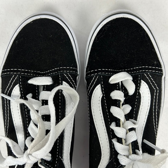 Old skool Vans sneakers, black and white, size 1 kids - Picture 6 of 16